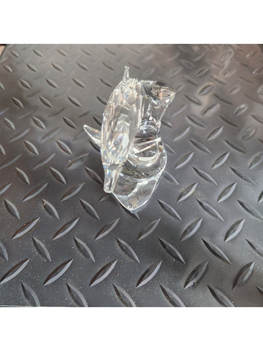 Swarovski Crystal Dolphin Figurine On Wave 1995-2011 Retired Ref. 190365